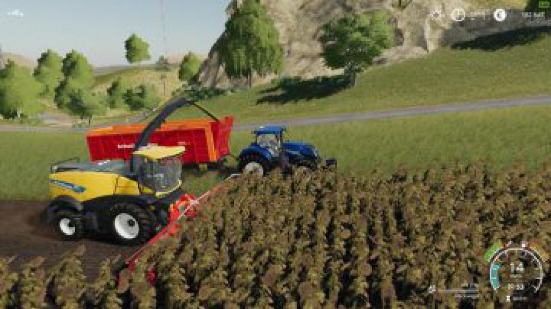 FS19 Kemper 390 Plus Crown X-Collect 900-3 v1.0