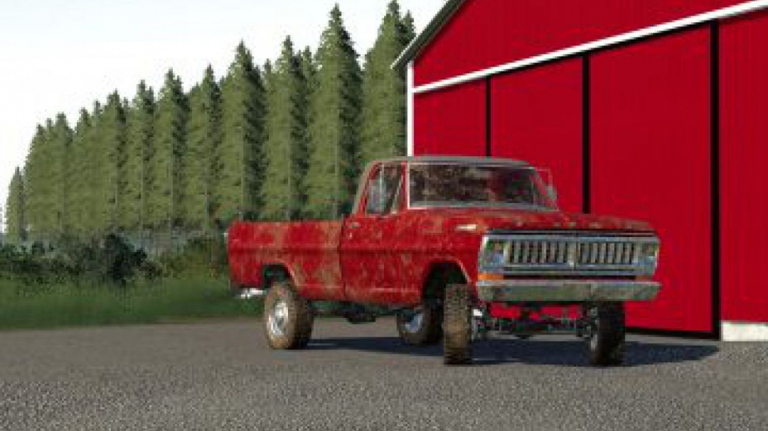 FS19 1972 Ford F100 Bumpside v1.0