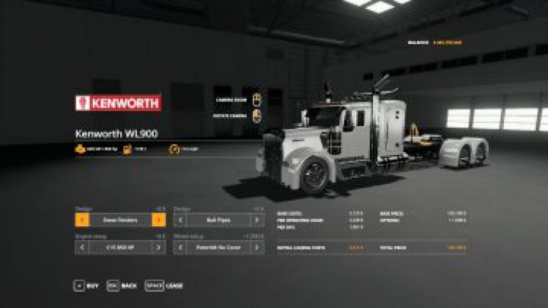 FS19 Kenworth WL900 Grill Beta 1