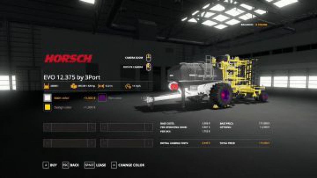 FS19 Evo12.375 Multicolor Option v1.0