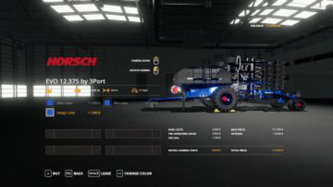 FS19 EVO12.375 MULTICOLOR OPTION (Updated Rim Colors) v1.2