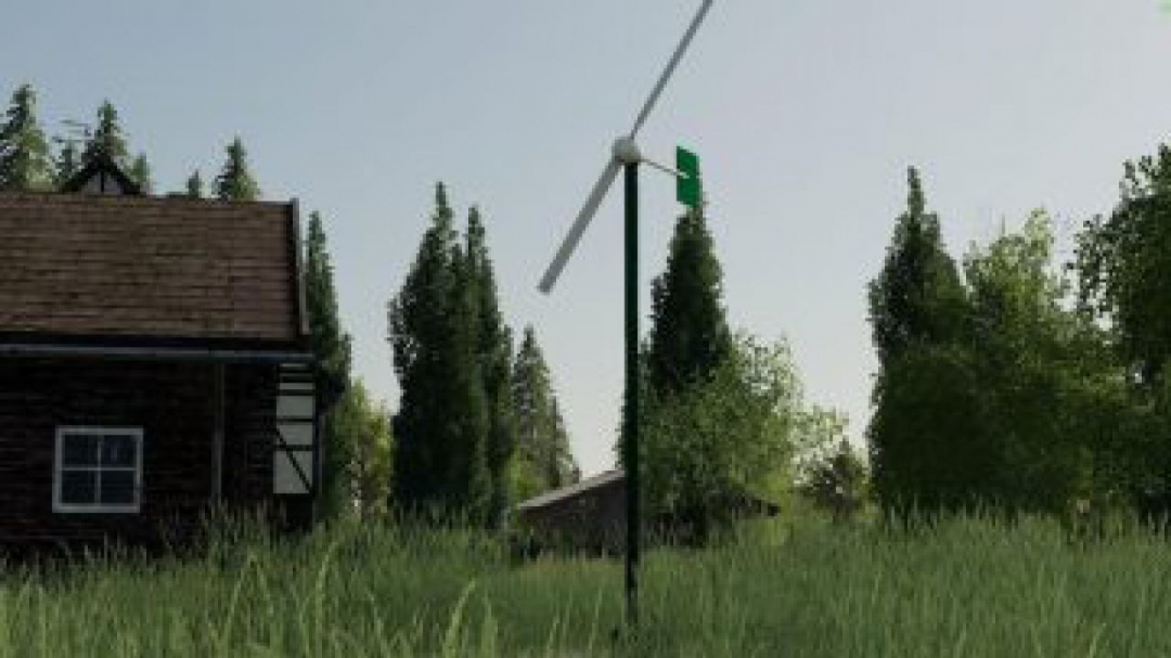 FS19 Two-wing mini wind turbine v1.0