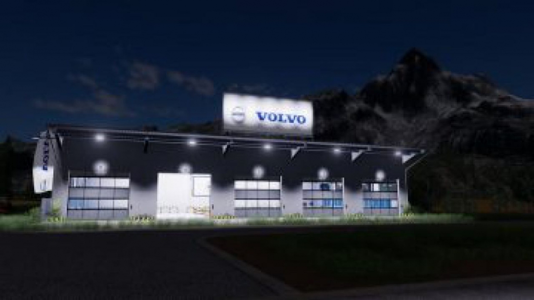 FS19 Placeable Volvo hall v1.0.0.0