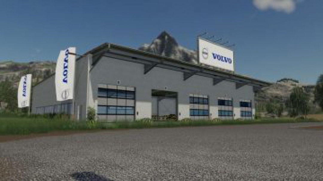 FS19 Placeable Volvo hall v1.0.0.0