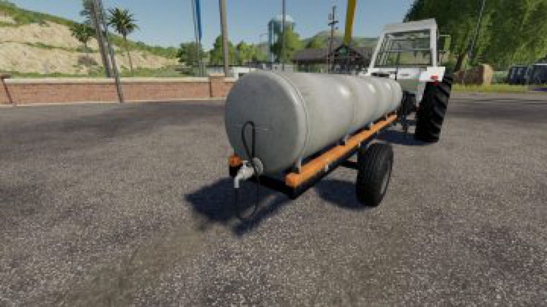 FS19 Wasser und Milch Fass v1.1