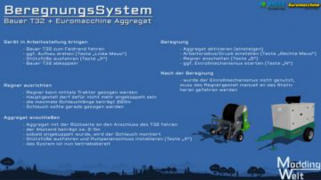 FS19 Irrigation system v1.0.0.0