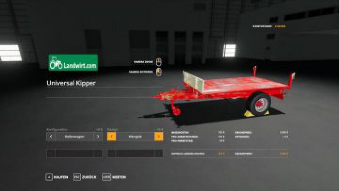 FS19 Trailer pack Universal 1 Achs Kipper v1.0