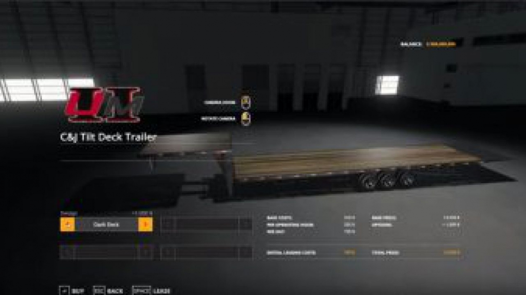 FS19 C&J Tilt Deck Trailer v1.0