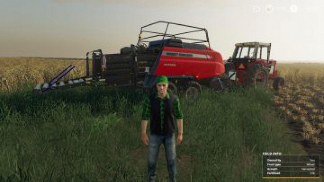 FS19 Massey Ferguson 2270 baler 50 meter v1.0