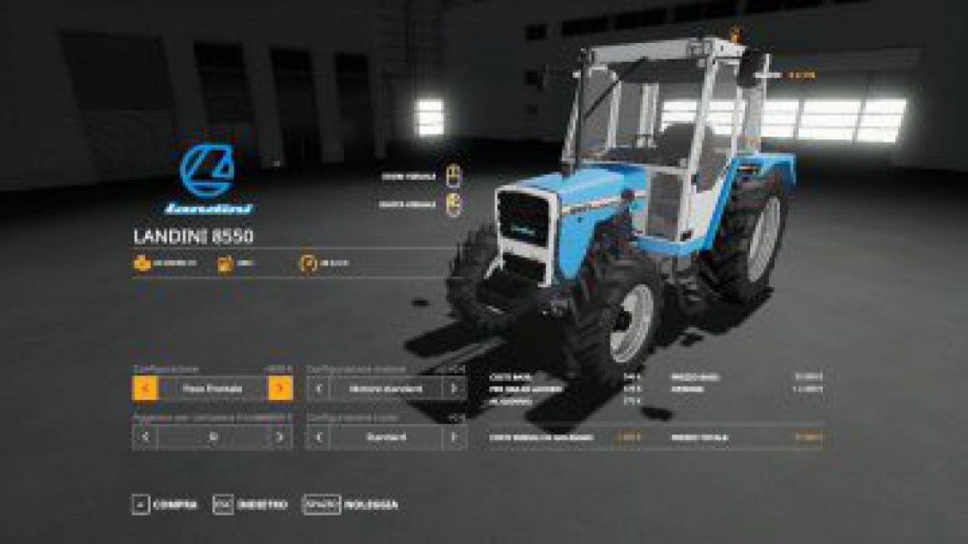 FS19 Landini 8550 v1.1