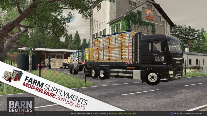 Trending mods today: FS19 FARM SUPPLYMENTS – Seasons Addon v1.0