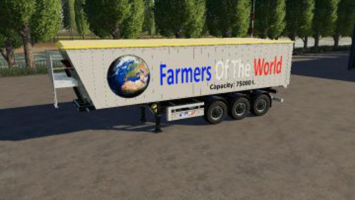 Trending mods today: FS19 Trailer Farmers Of The World v1.0