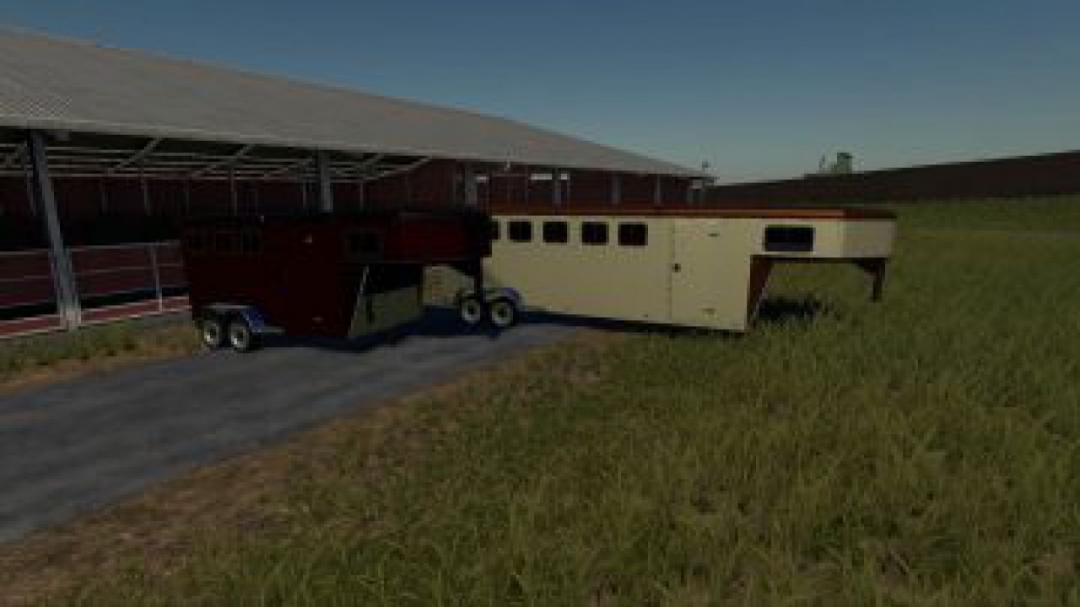 FS19 EXP19 3 and 6 horse trailers v1.0