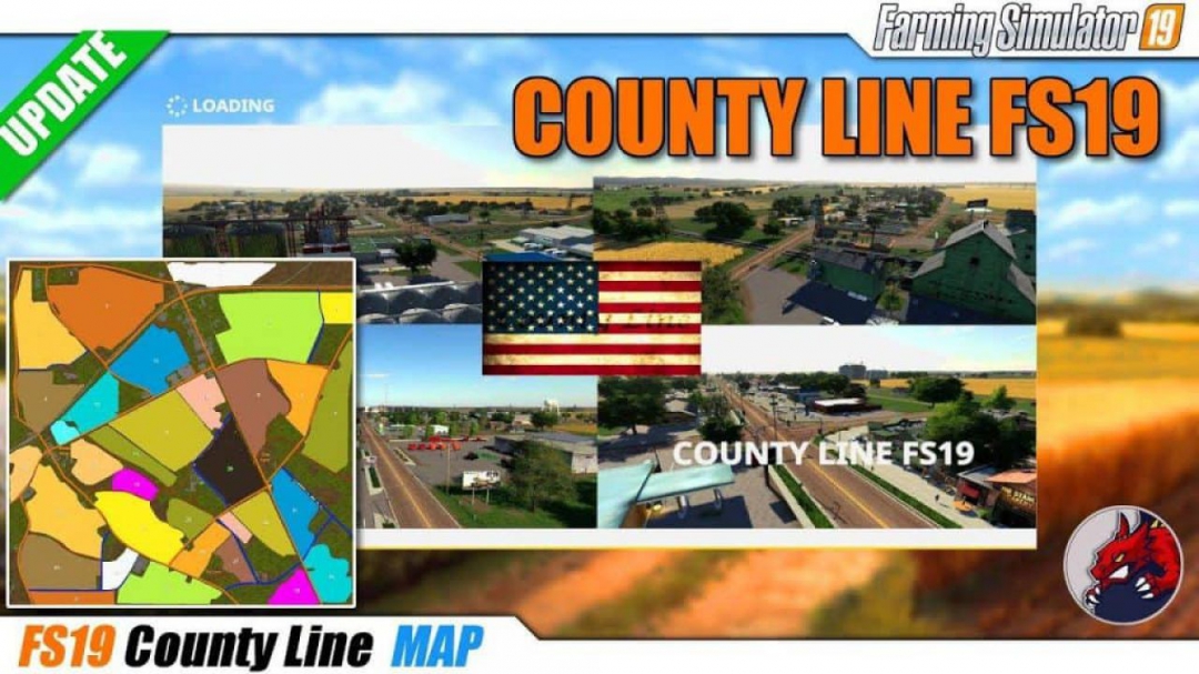 FS19 County Line Seasons 19 AutoDrive v1.0