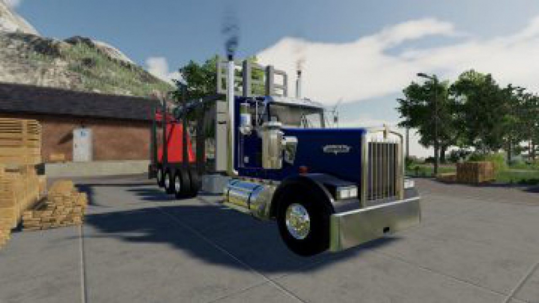 FS19 D3 Kenworth W900 Rear Mounted v1.0.0.2