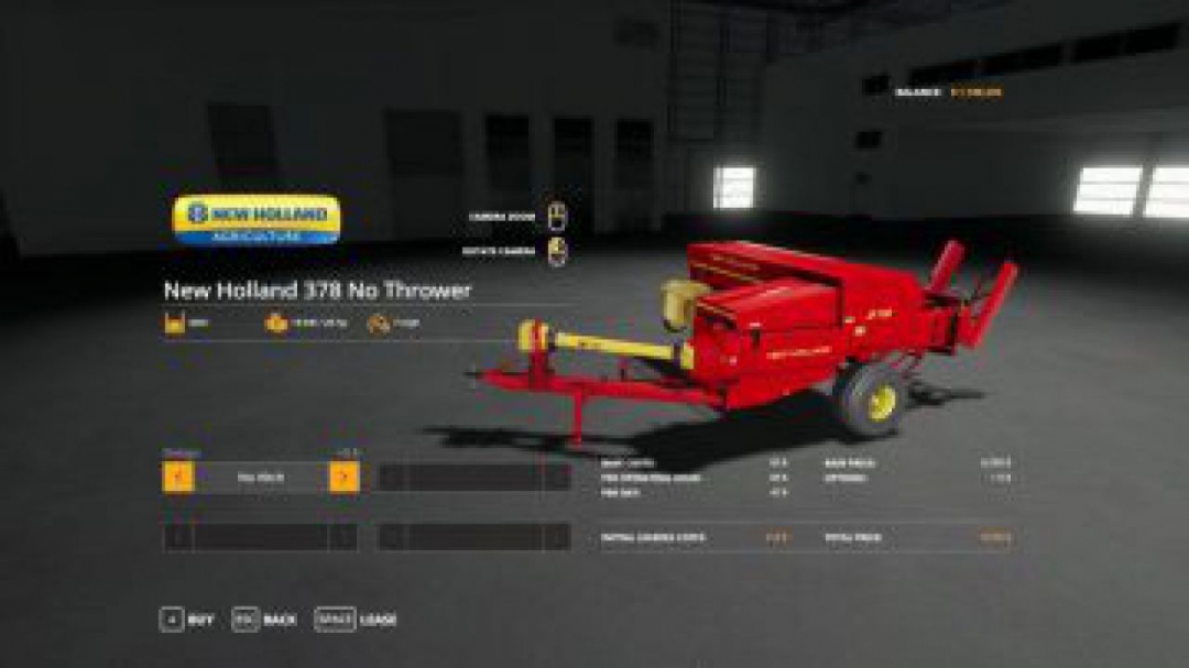 FS19 New Holland 378 Baler with Options v1.2.0.0