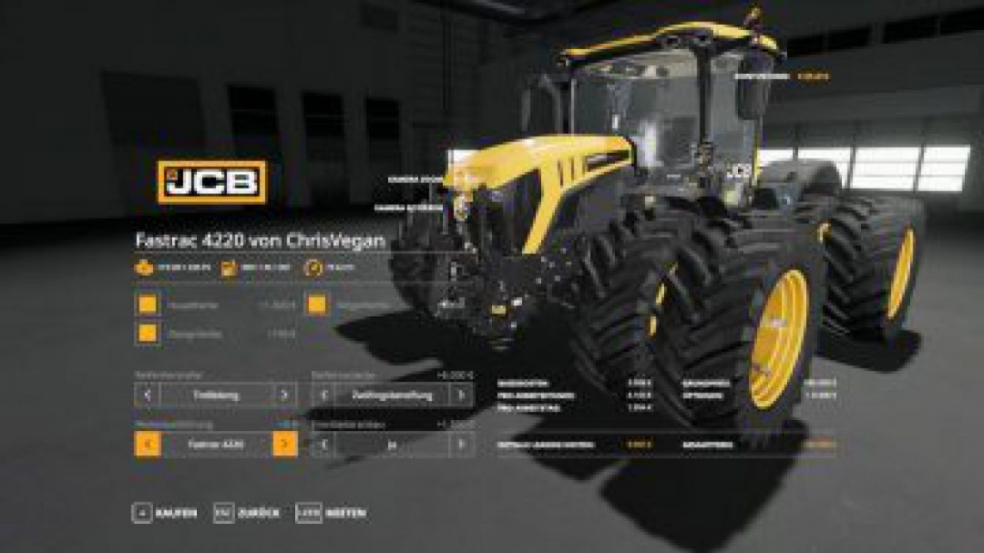 FS19 JCB Fastrac 600 including attachments v1.0.0.1