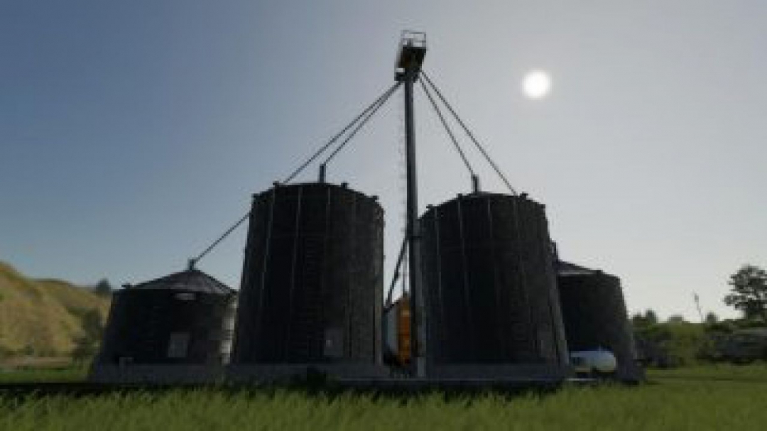 FS19 Large grain silo with dryer v1.0