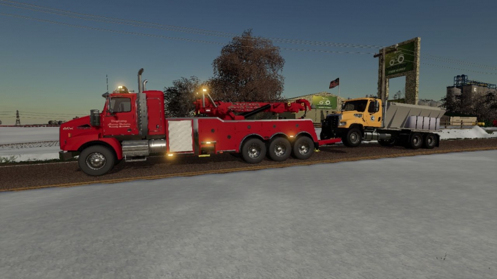 tow truck farming simulator 19