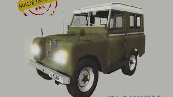 fs19-mods,  FS19 Land rover santana 88 v1.0.0.0