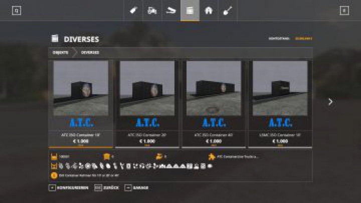 Trending mods today: FS19 ATC Container Pack v3.1.0.0