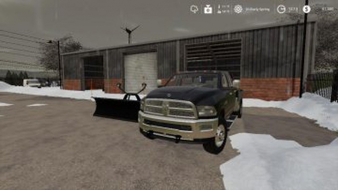 FS19 Ram 3500 snowplow v1.0