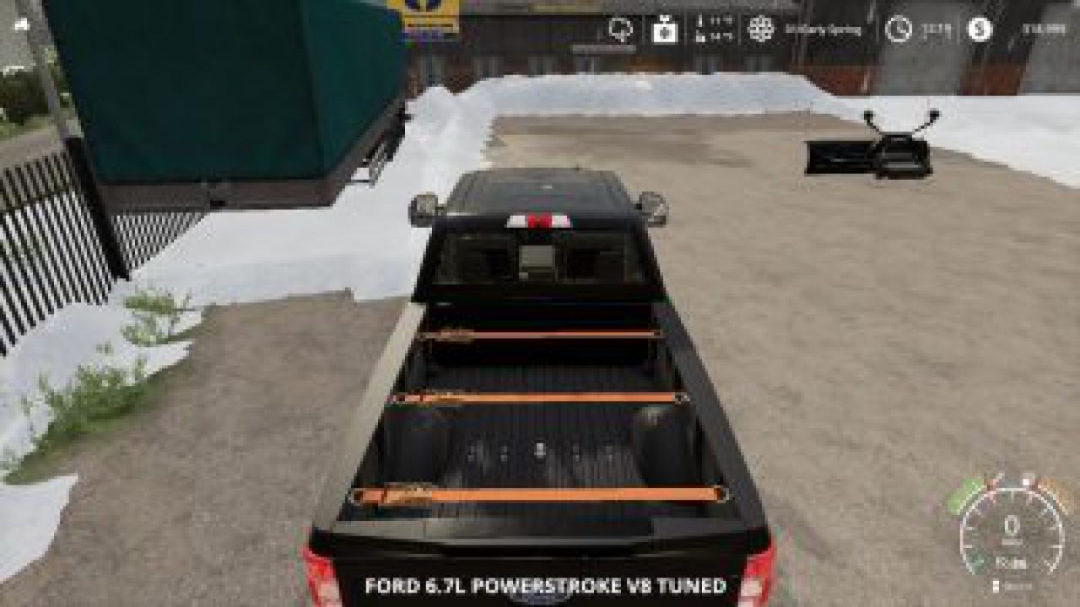 FS19 Ford f250 snow plow v1.0