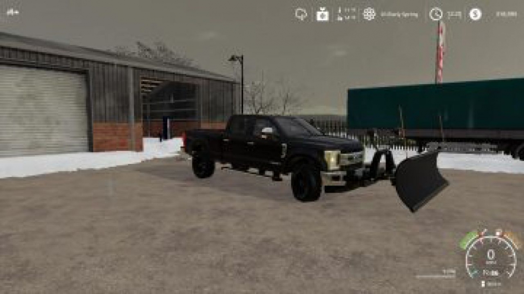 FS19 Ford f250 snow plow v1.0