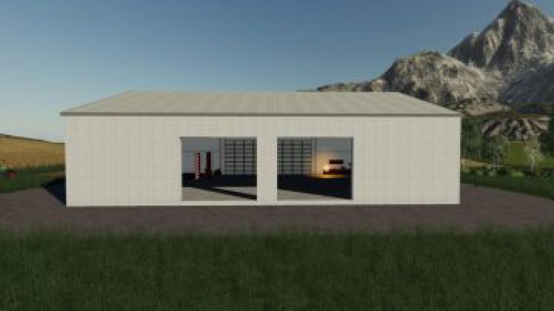 FS19 Hall with workshop v1.0.0.0