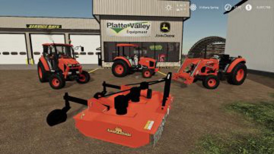 FS19 Kubota Compact Tractor Pack v1.0