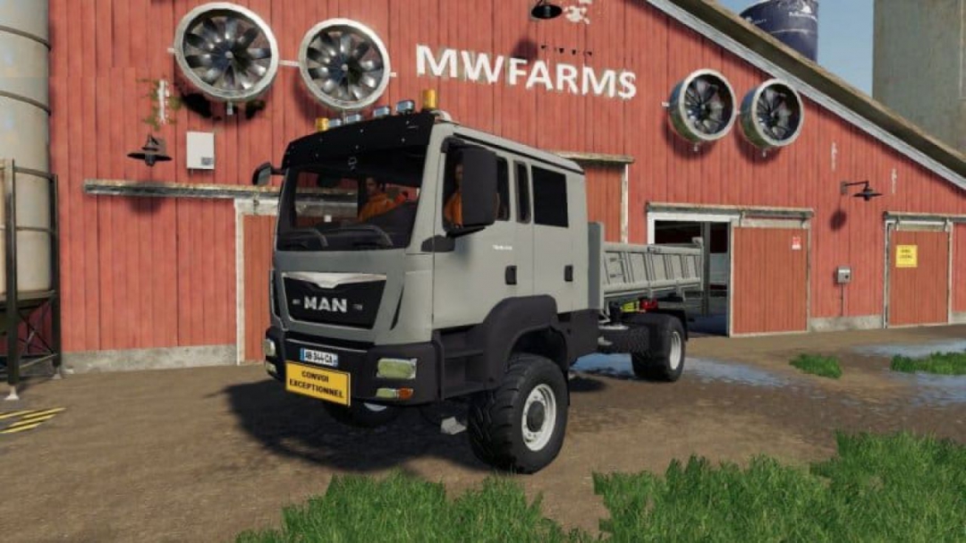 FS19 MAN TGM 4×4 MEILLER KIPPER