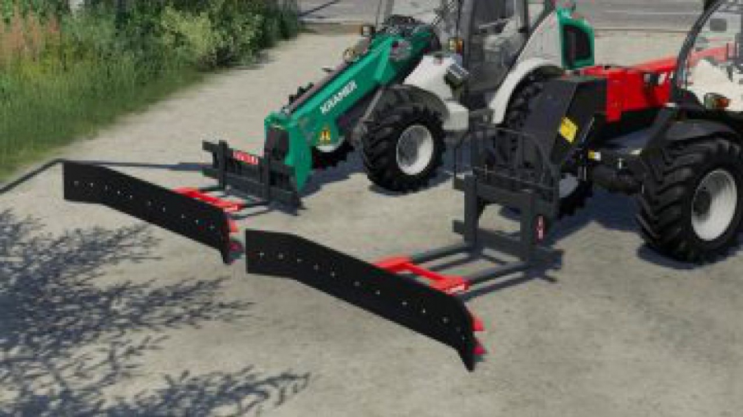 FS19 Fork Mount Rubber Scraper Pack v1.0.0.0