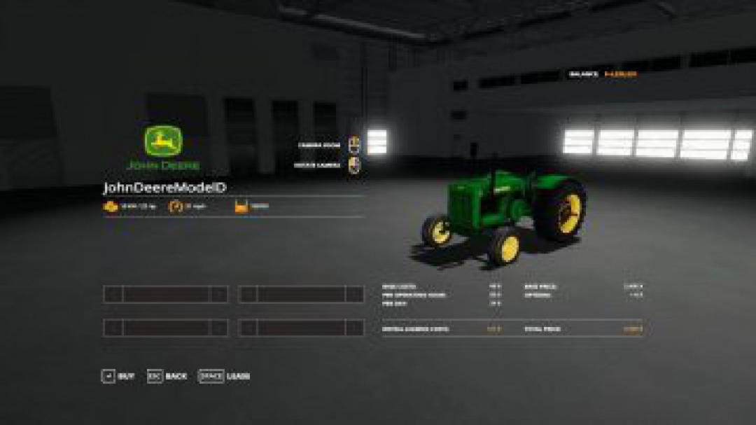 FS19 John Deere model D beta