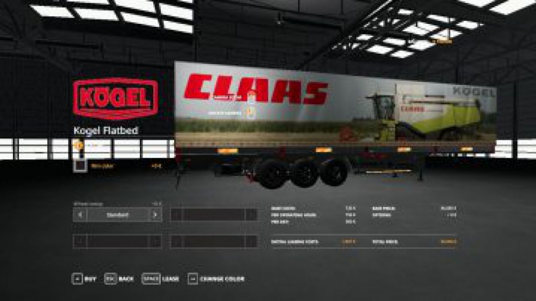 FS19 CLAAS KOGEL AUTOLOADER TRAILER v1.0