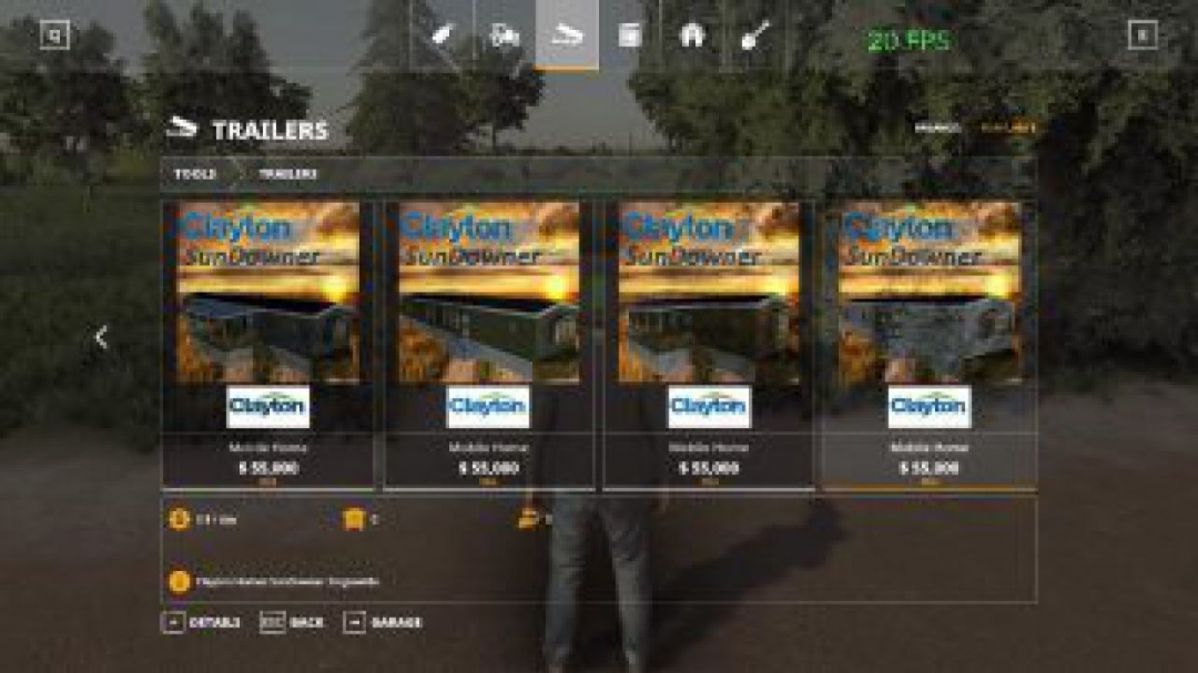 FS19 Mobile home pack v1.0