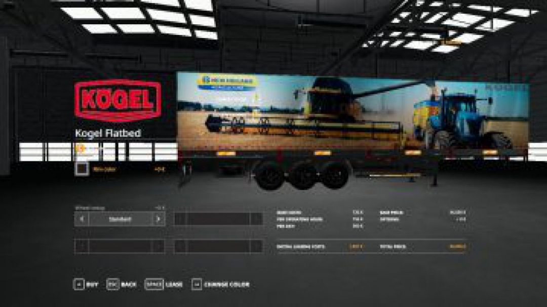 FS19 New Holland Kogel Autoloader Trailer v1.0