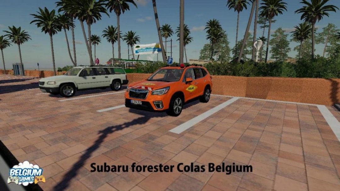 FS19 Subaru Forester Colas Belgium Skin v1.0