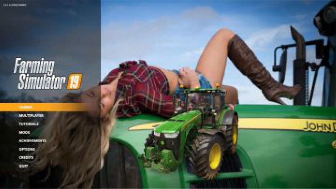 FS19 JOHN DEERE GIRL EDITION MENU BACKGROUND Fix v1.1