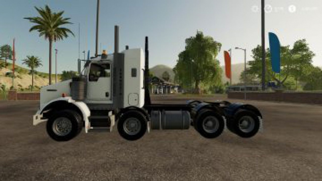 FS19 Kenworth T800B TwinSteer v1.0