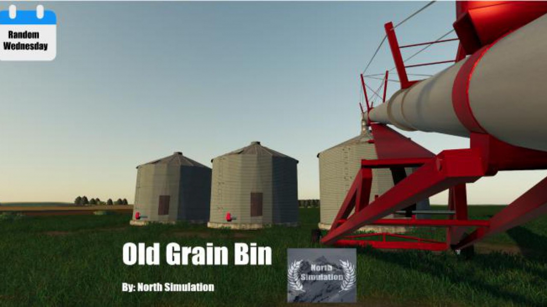 FS19 Old Grain Bin v1.0