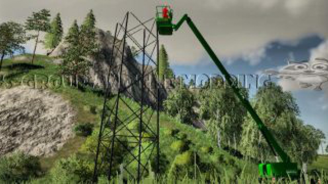 FS19 PILONE HAUTE TENSION EN CONSTRUCTION v1.0