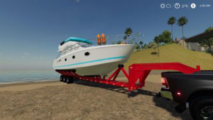 FS19 Oversize Boat Trailer v1.0 category: trailers