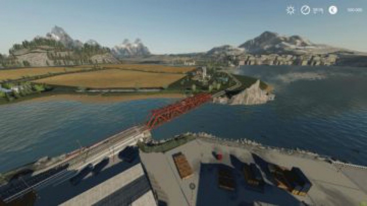 FS19 River valley Train extension v4.1.2 category: maps
