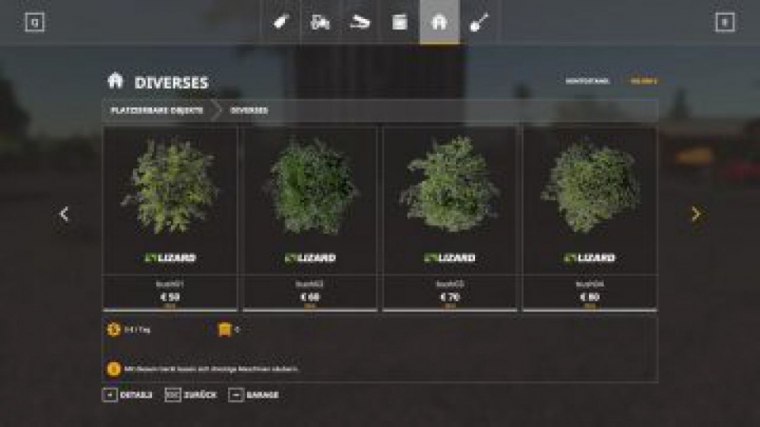 FS19 More shrubs v1.0.1.0