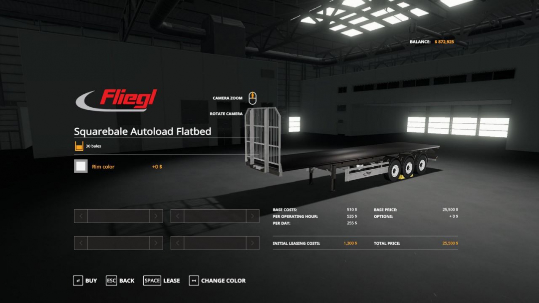 Fliegl flatbed squarebale autoload v1.0.0.3