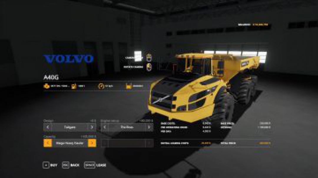 FS19 Volvo A40G v2.1.2.0