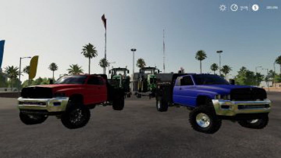 FS19 DODGE RAM 2500 FLATBED v1.1