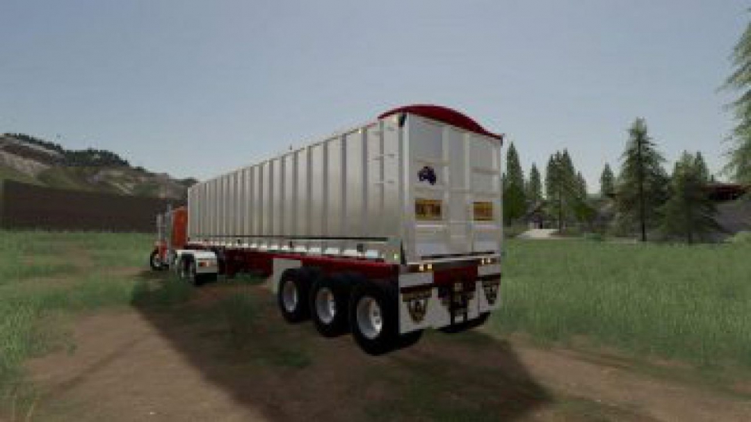 FS19 6 Axle Dump Trailer v1.1