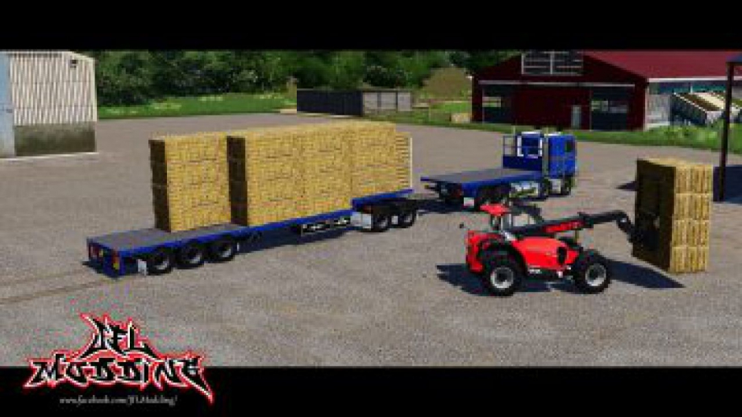 FS19 CIMC Flatdeck Trailer Pack v1.0