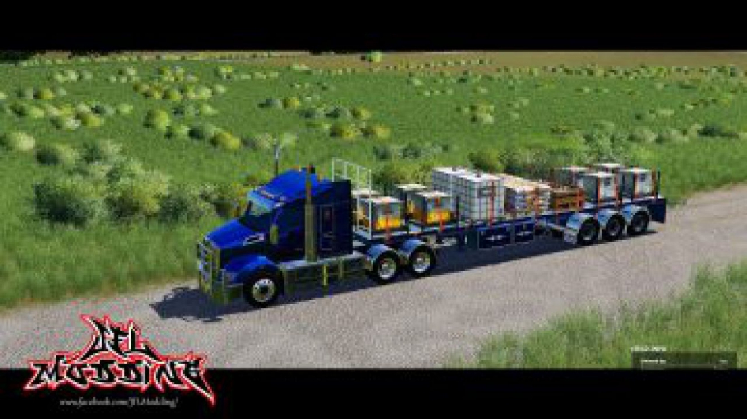 FS19 CIMC Flatdeck Trailer Pack v1.0